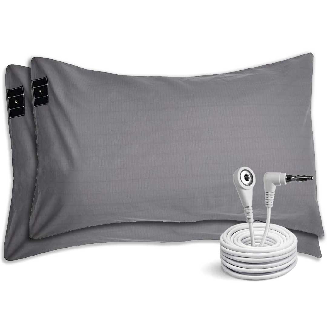 (2 Pack) Earthing Pillow Cases