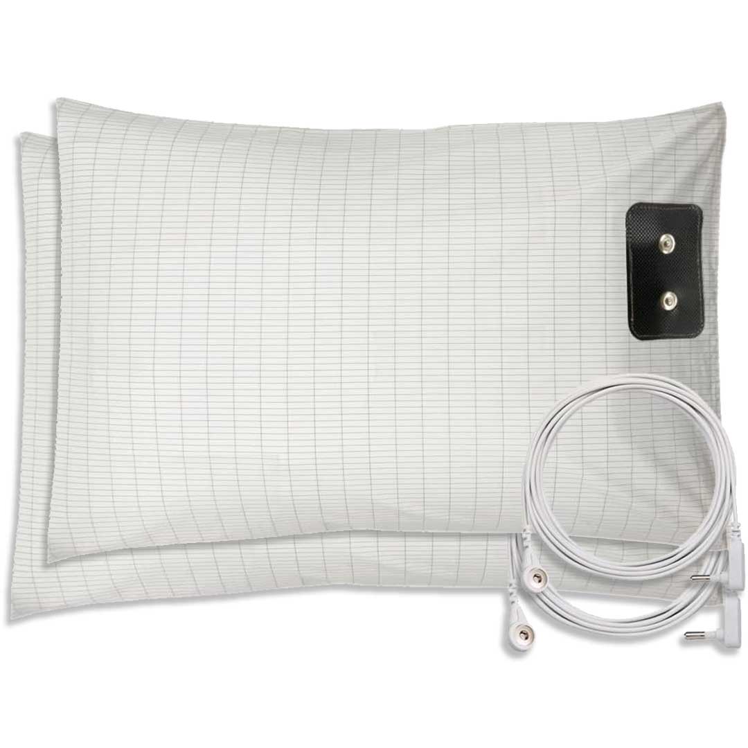 (2 Pack) Earthing Pillow Cases